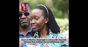 Ag. Police Ig Masengeli Is Acting With Impunity Because His Boss Ruto Dislikes Constitutional Order
