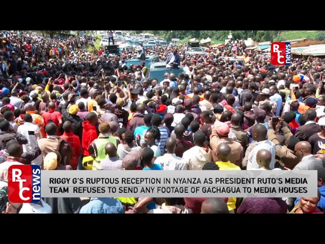 State House Team Blocked By Ruto From Sending Gachagua Footage In Nyanza To Media Houses. Here’s Why