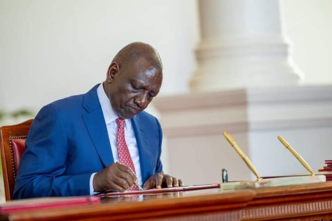 Ruto Signs Water Amendment Bill of 2023. Aims at Streamlining Water Sector Operations