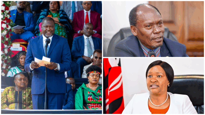 Geoffrey Ruku, Rebecca Miano, and William Kabogo Lead as Top Cabinet Secretaries in 2025 Survey